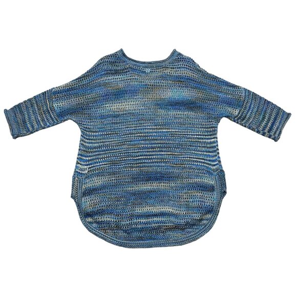 John Paul Richard Womens Open-Knit Multicolor Pullover Sweater Space Dye Size M - Picture 6 of 16